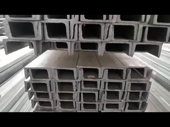 Canal de acero inoxidable laminado en caliente de la forma del perfil SS304 316 U en existencia